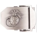 MFH USMC Grtelschloss, silber,   Metall, ca. 4 cm